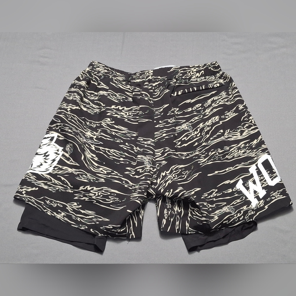 Darc Sport SEAL Shorts Mens Large Black Camo Limited 419/1000 Gym Training Rare - Picture 3 of 7
